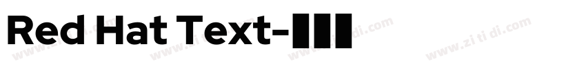 Red Hat Text字体转换